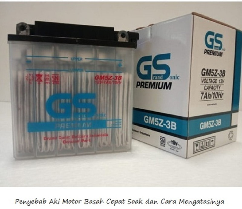 Penyebab Aki Motor Basah Cepat Soak dan Cara Mengatasinya